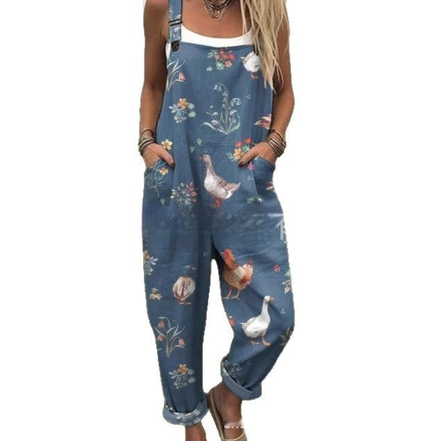 3D Overalls In Various Patterns and Colors