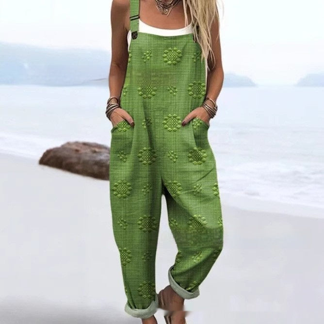 3D Overalls In Various Patterns and Colors