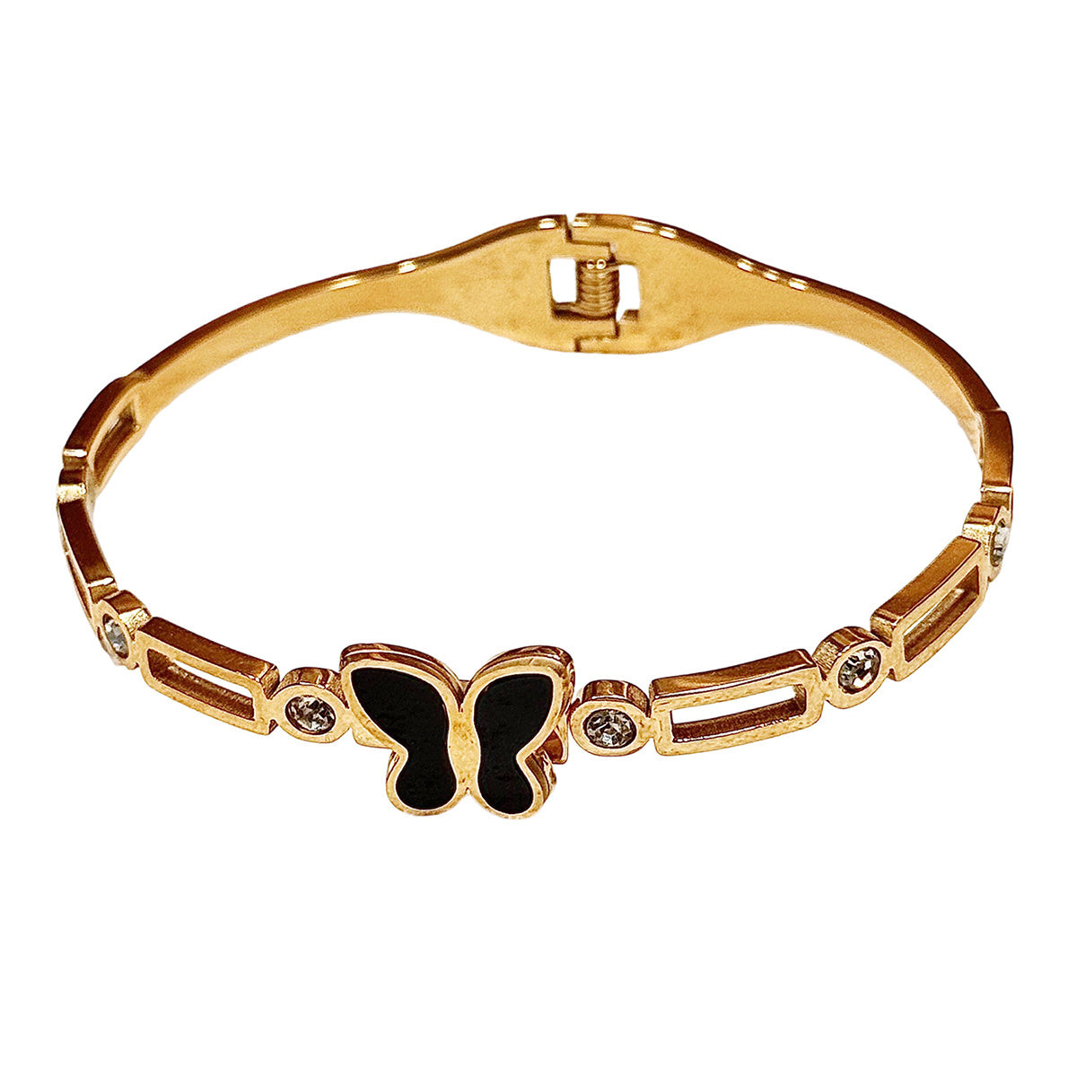 Gold Electroplated Pure Iron Cuff Bracelet