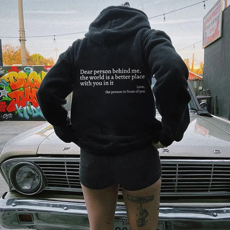 Dear Person Behind Me -  Hoodies