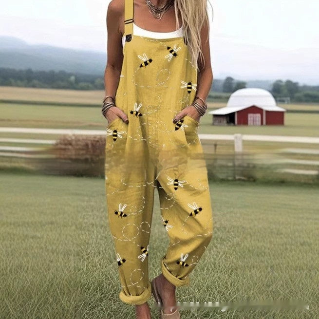 3D Overalls In Various Patterns and Colors