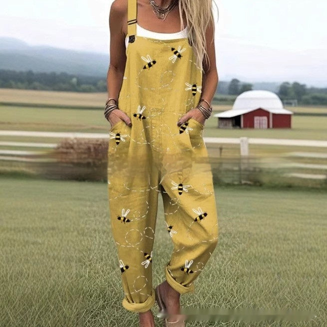 3D Overalls In Various Patterns and Colors